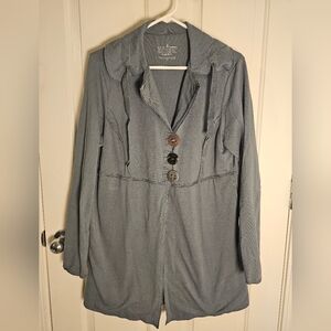 Neon Buddha Jacket Cardigan Women’s Stretch Big Button Size L